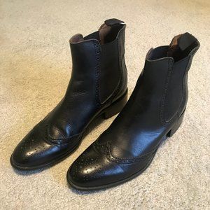 New Enzo Angiolino Leather Boots Sz 7.5